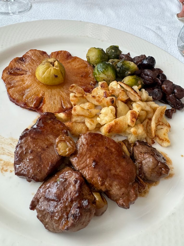 Médaillons de viande et spätzli